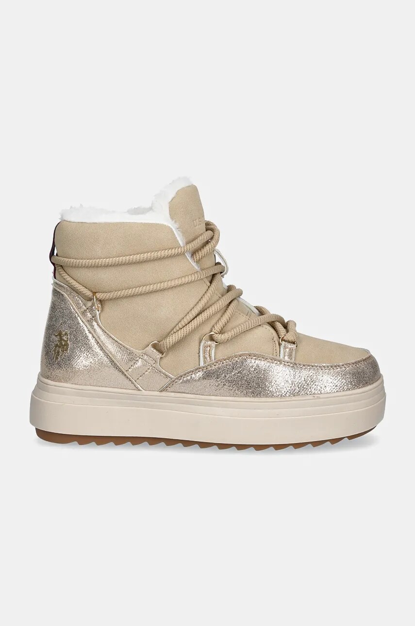 Зимові чоботи U.S. Polo Assn. ICY колір бежевий ICY004W/DHY1