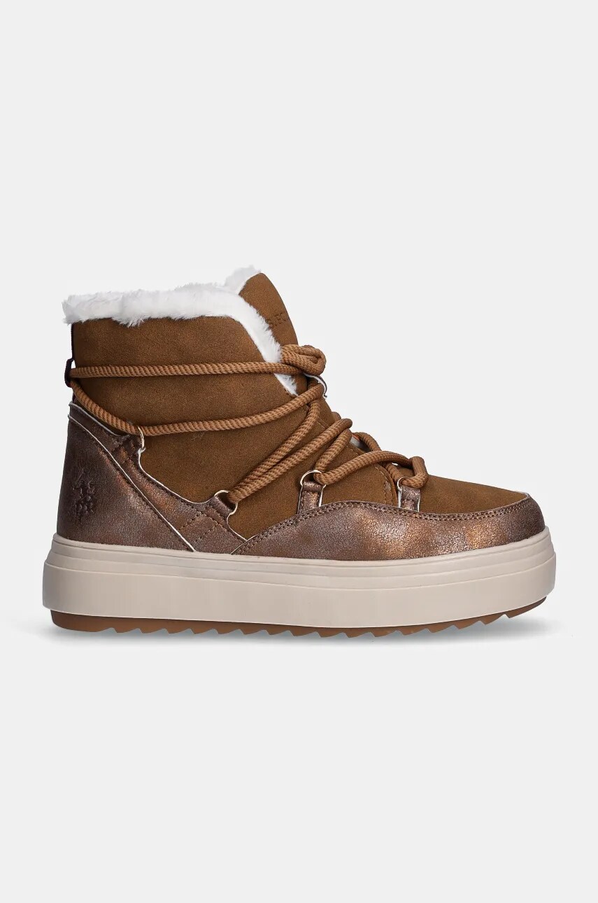 Зимові чоботи U.S. Polo Assn. ICY колір коричневий ICY004W/DHY1