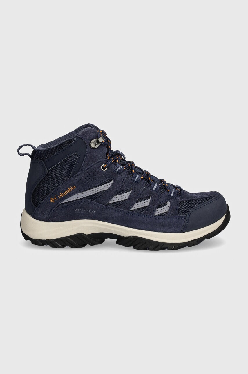 Черевики Columbia Crestwood Mid Waterproof жіночі колір синій 2099861