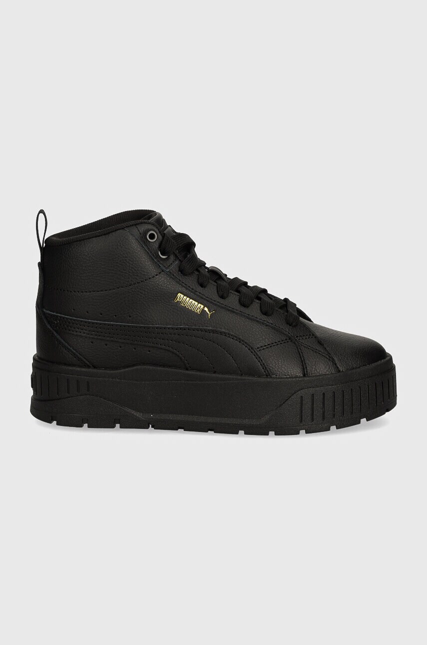Шкіряні кросівки Puma Karmen II Mid колір чорний 397459