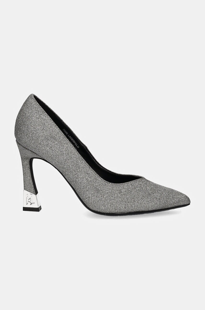 Туфлі Karl Lagerfeld PREMIERE 90 колір срібний KL33514G