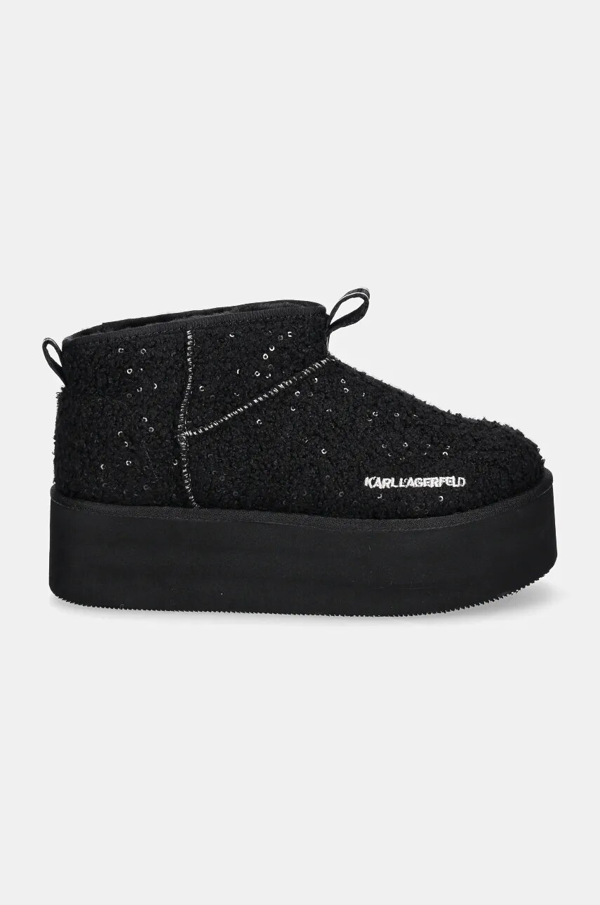 Зимові чоботи Karl Lagerfeld THERMO колір чорний KL48522W