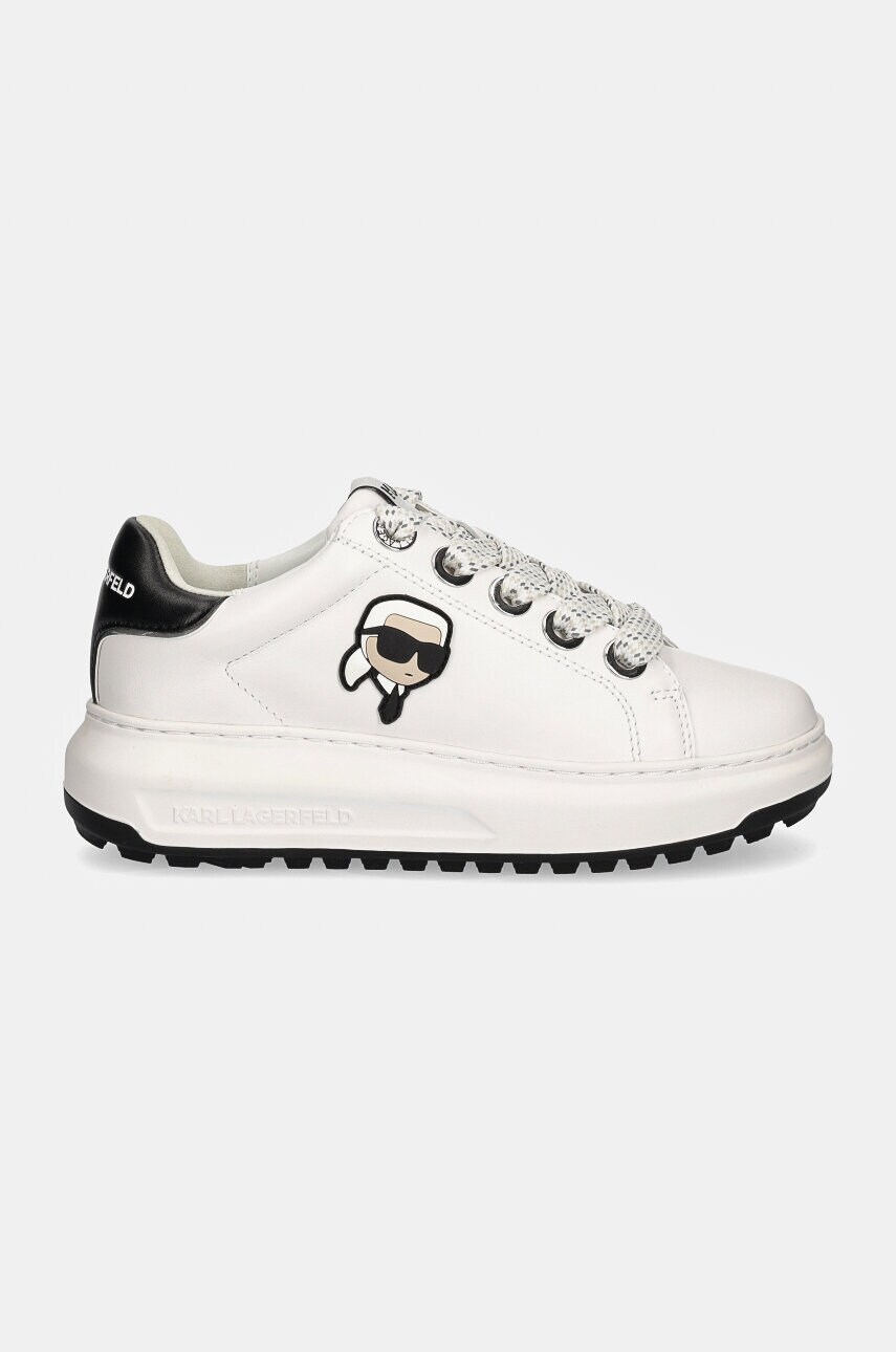 Шкіряні кросівки Karl Lagerfeld KAPRI колір білий KL67530