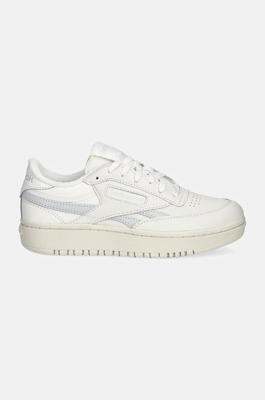 Шкіряні кросівки Reebok Classic Club C Double Revenge колір бежевий 100201132