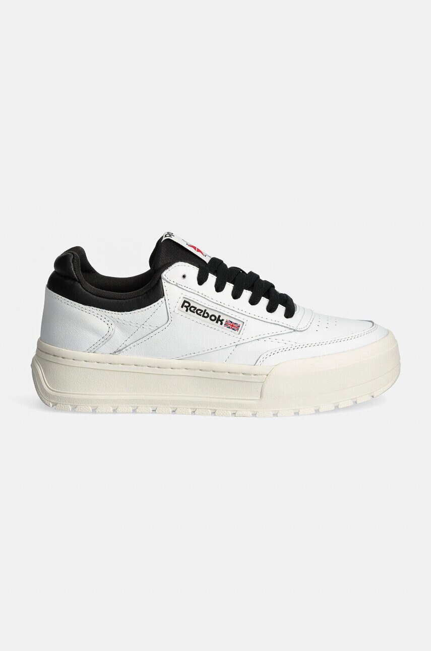 Купити Шкіряні кросівки Reebok Classic Club C Megacourt колір білий 100201238 – головне зображення