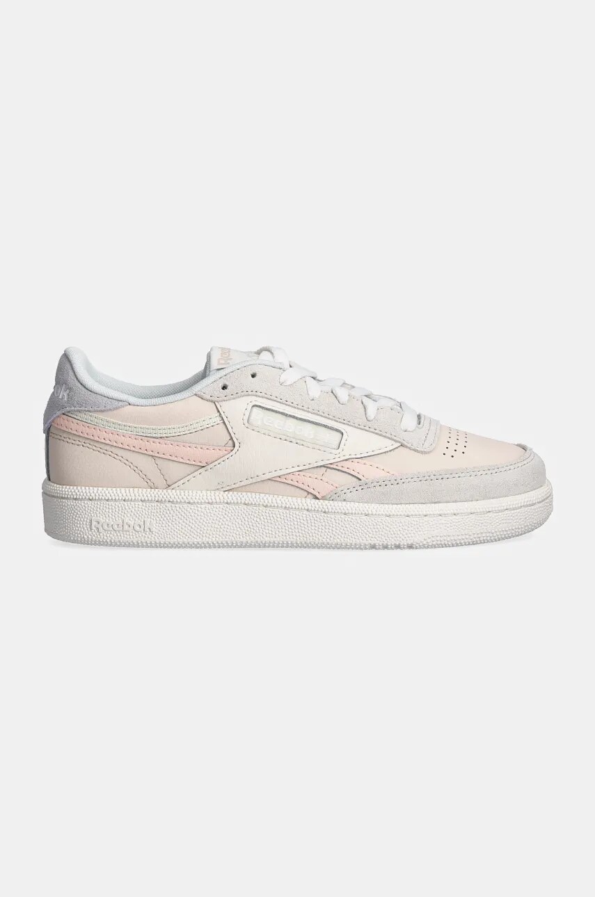 Шкіряні кросівки Reebok Classic Club C Revenge колір бежевий 100201407