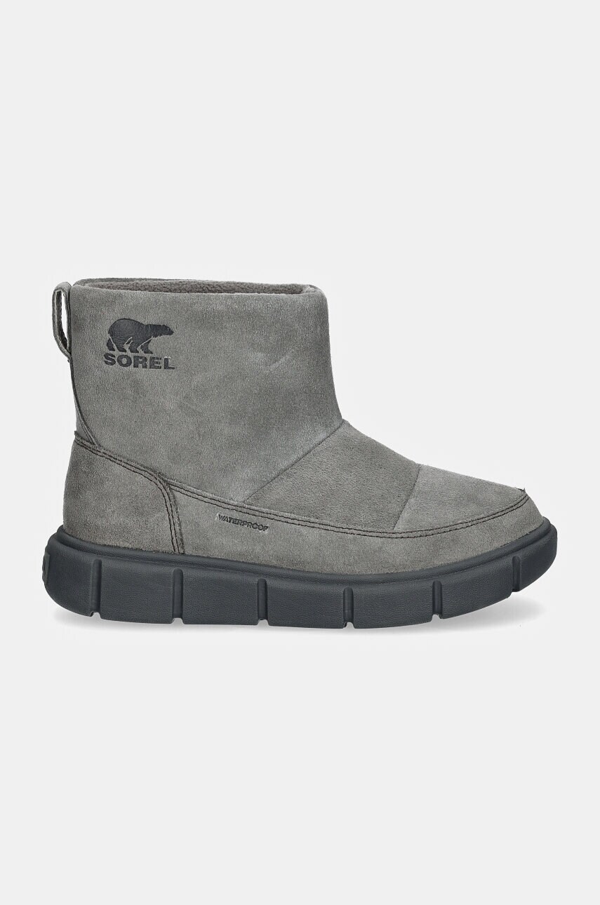 Замшеві чоботи Sorel SOREL EXPLORER III SLIP колір сірий 2077971052