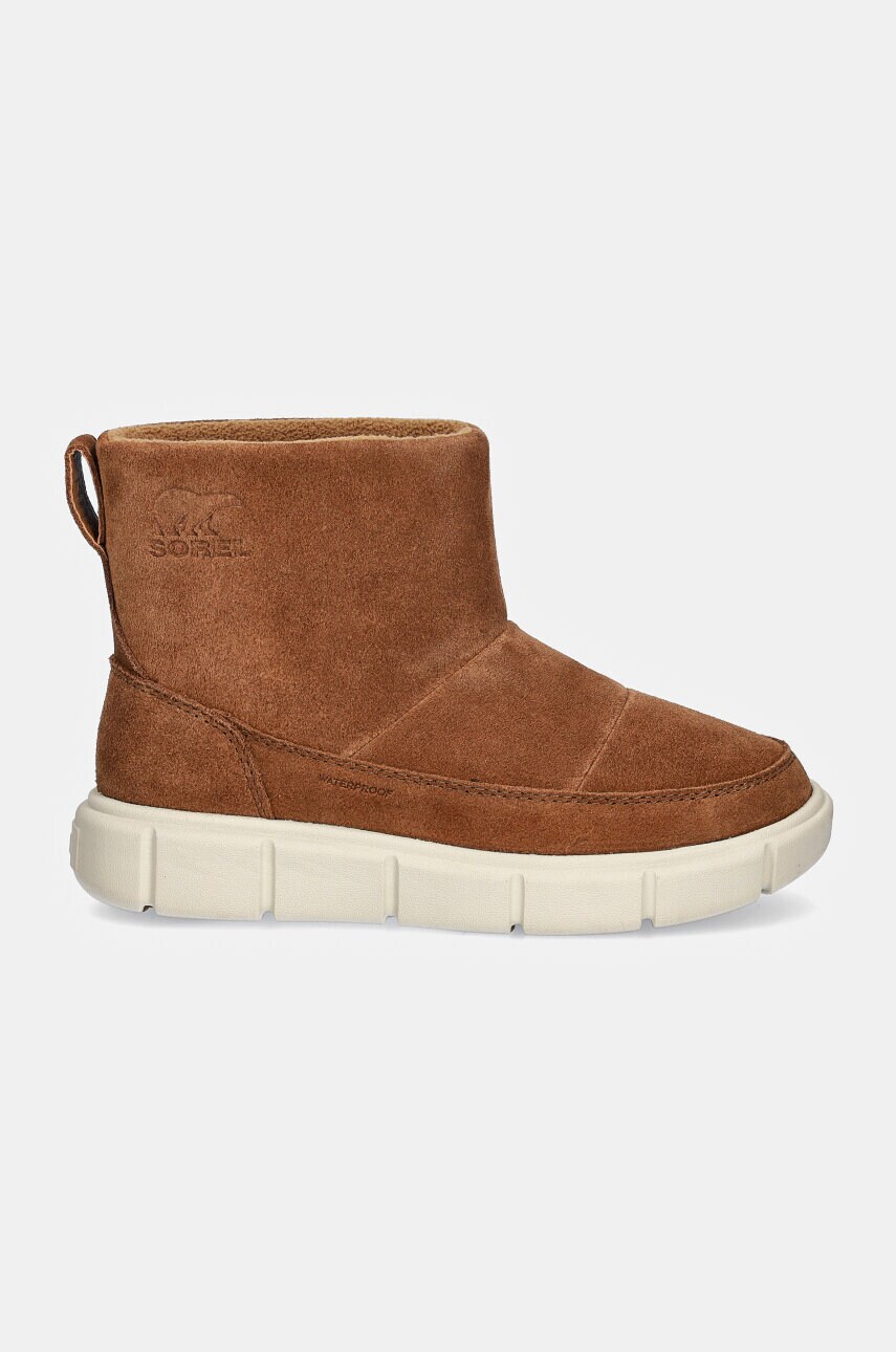 Замшеві чоботи Sorel SOREL EXPLORER III SLIP колір коричневий 2077971242