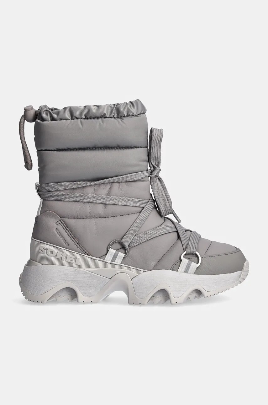 Шкіряні чоботи Sorel KINETIC IMPACT NXT BOOT колір сірий 2103951061