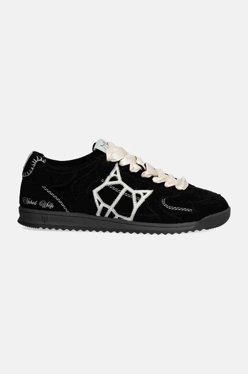 Замшеві кросівки Naked Wolfe Exposure колір чорний Exposure Suede Black