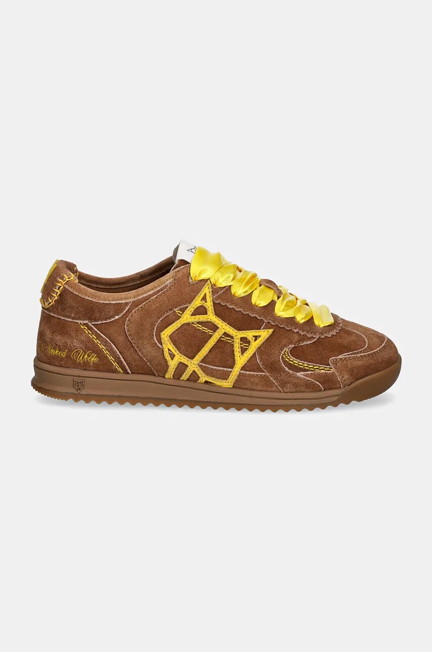 Замшеві кросівки Naked Wolfe Exposure колір бежевий Exposure Suede Tan
