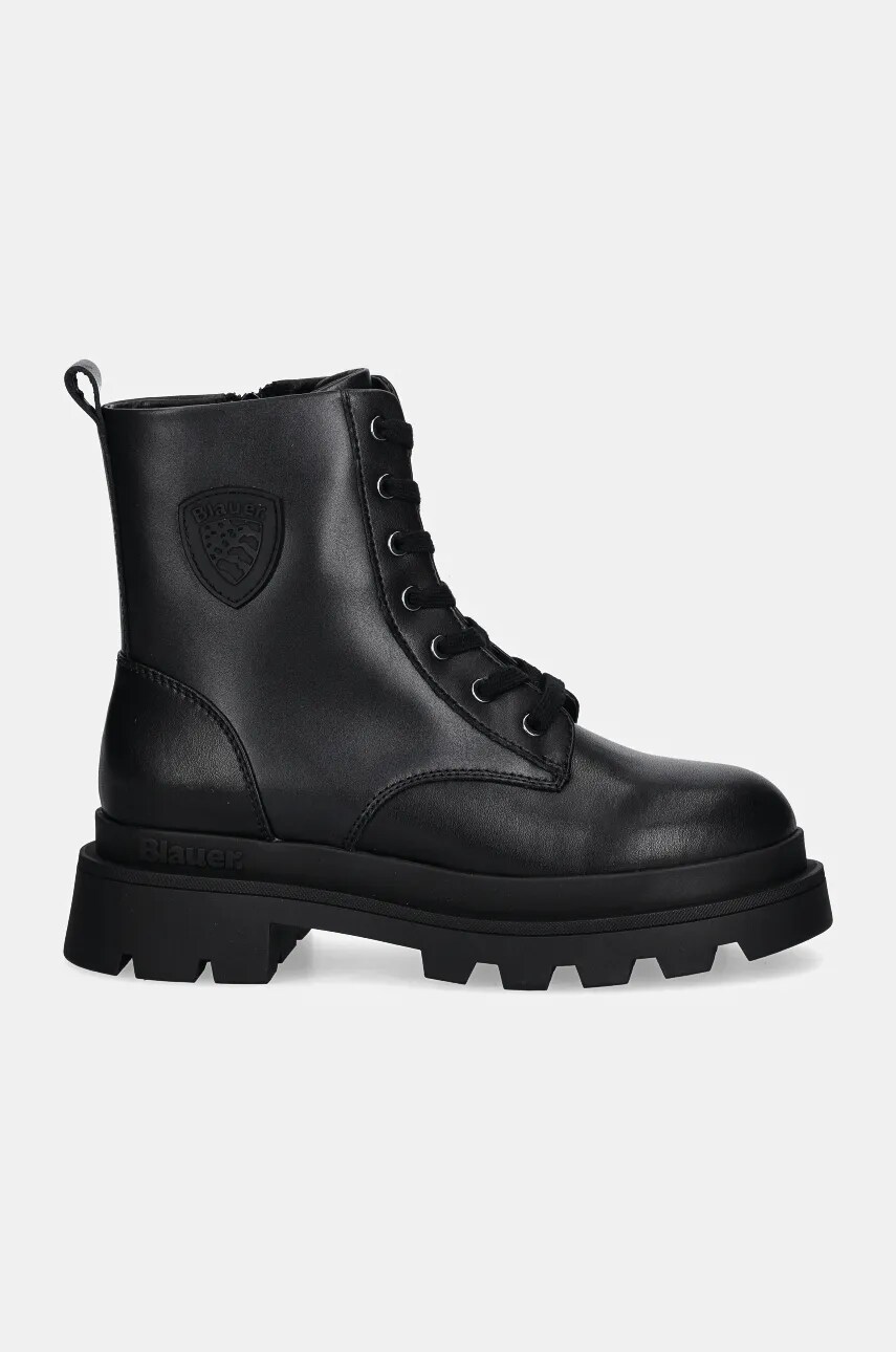 Черевики Blauer KIMMEL жіночі колір чорний на платформі F4KIMMEL04.LEP