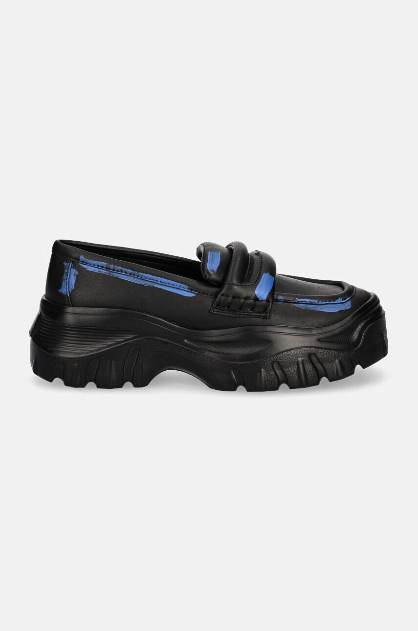 Купити Мокасини Desigual CHUNKY жіночі колір чорний на платформі 24WSKL01 2000 – головне зображення