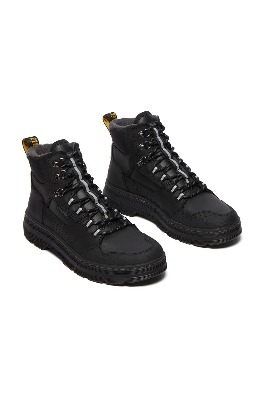Черевики Dr. Martens Rilla WX жіночі колір чорний на плоскому ходу утеплене DM32106001