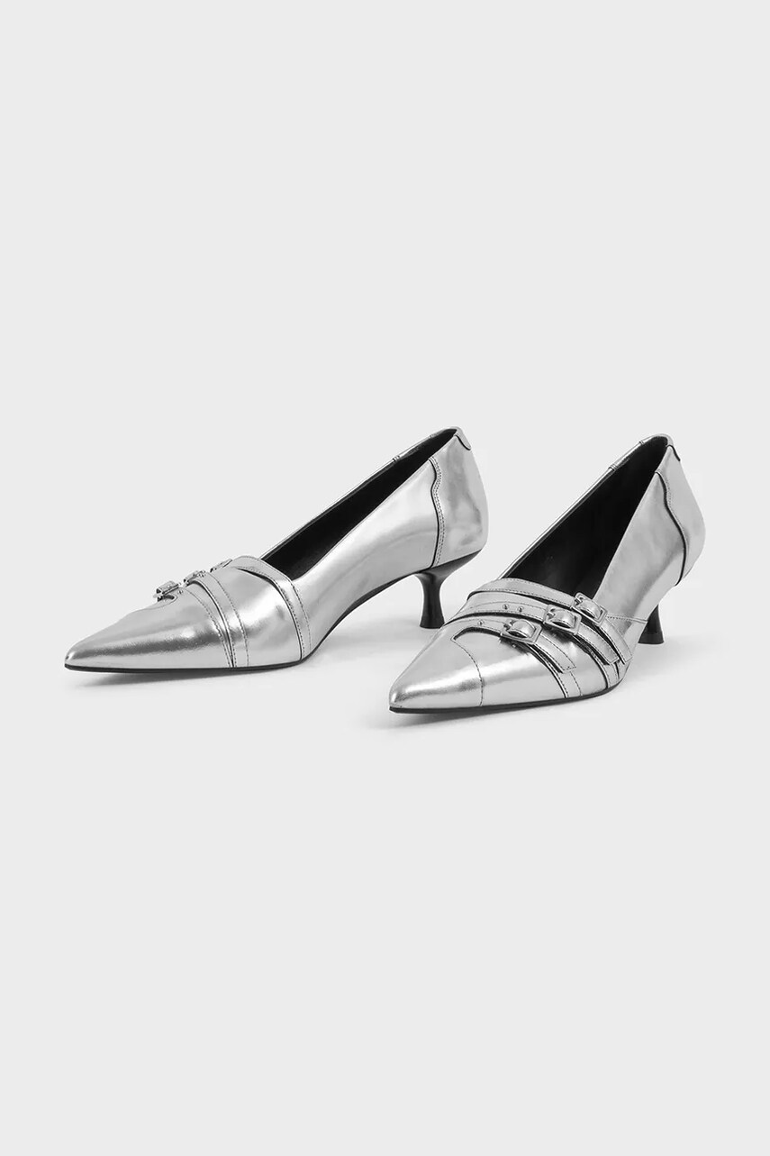 Шкіряні туфлі Vagabond Shoemakers LYKKE колір срібний 5714-183-79