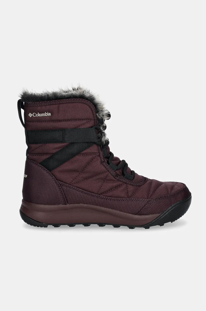 Зимові чоботи Columbia MINX SHORTY колір бордовий 2079181