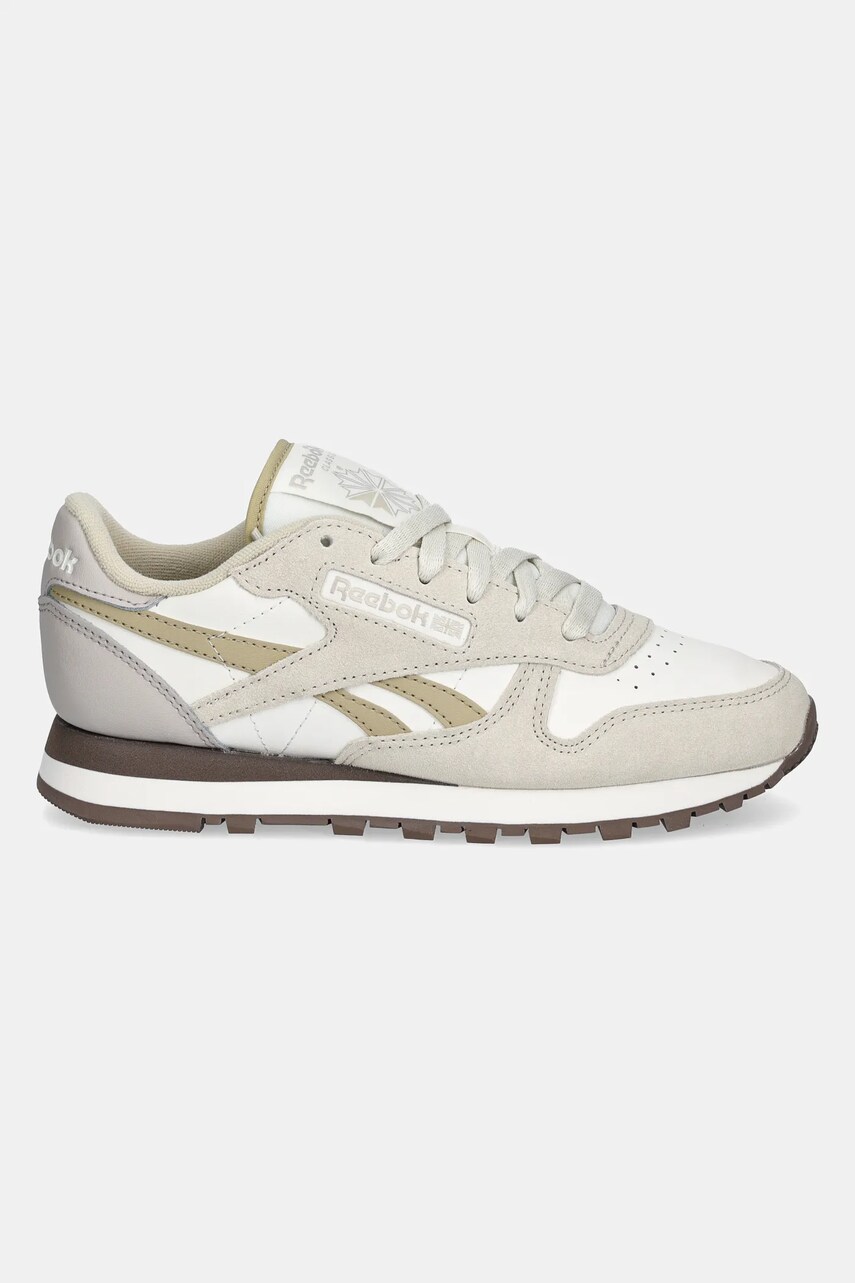 Шкіряні кросівки Reebok Classic Classic Leather колір сірий 100201186