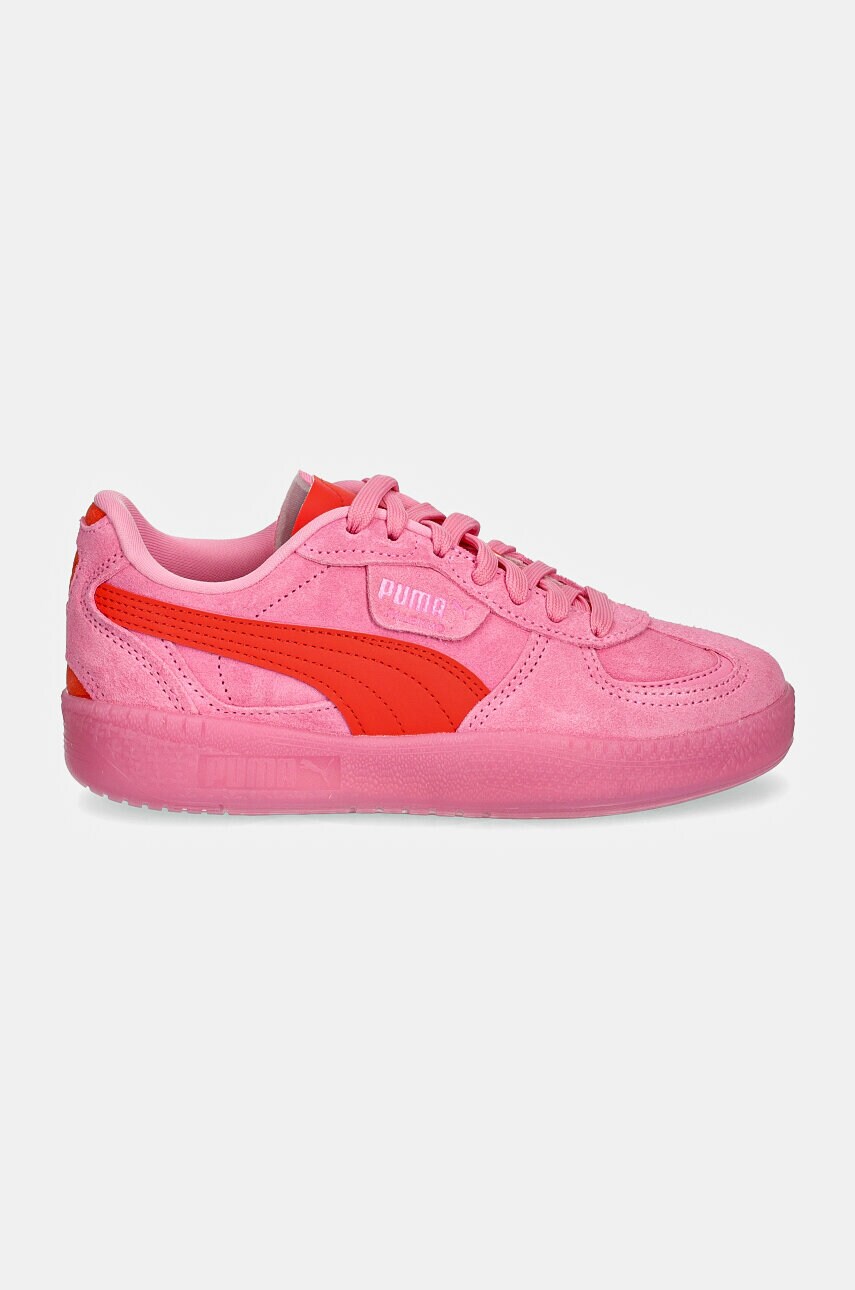 Замшеві кросівки Puma Palermo Moda Xtra колір рожевий 398534