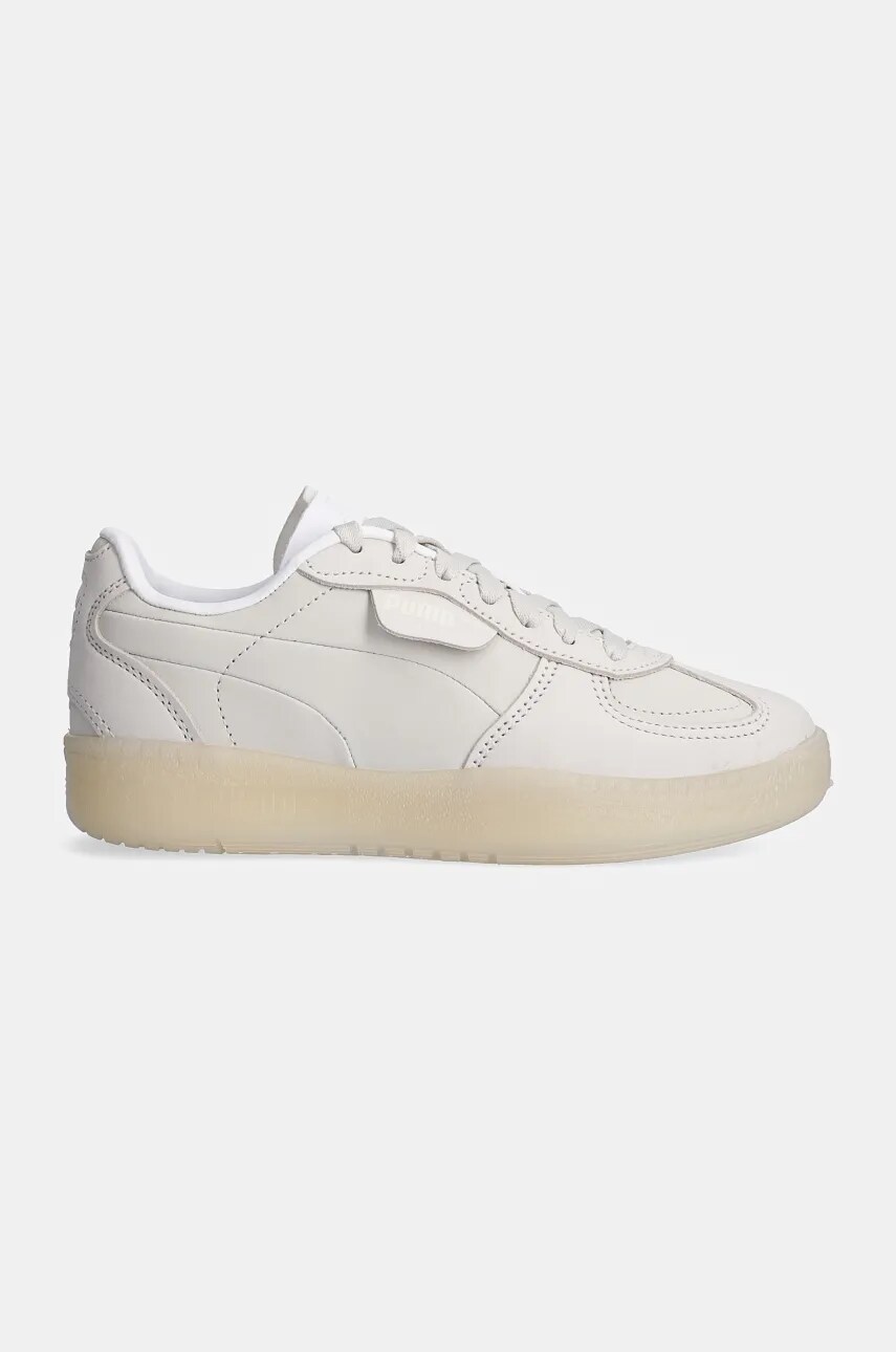 Замшеві кросівки Puma Palermo Moda Elevated Wns колір сірий 398527