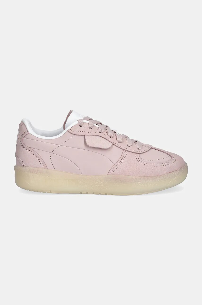 Замшеві кросівки Puma Palermo Moda Elevated Wns колір рожевий 398527