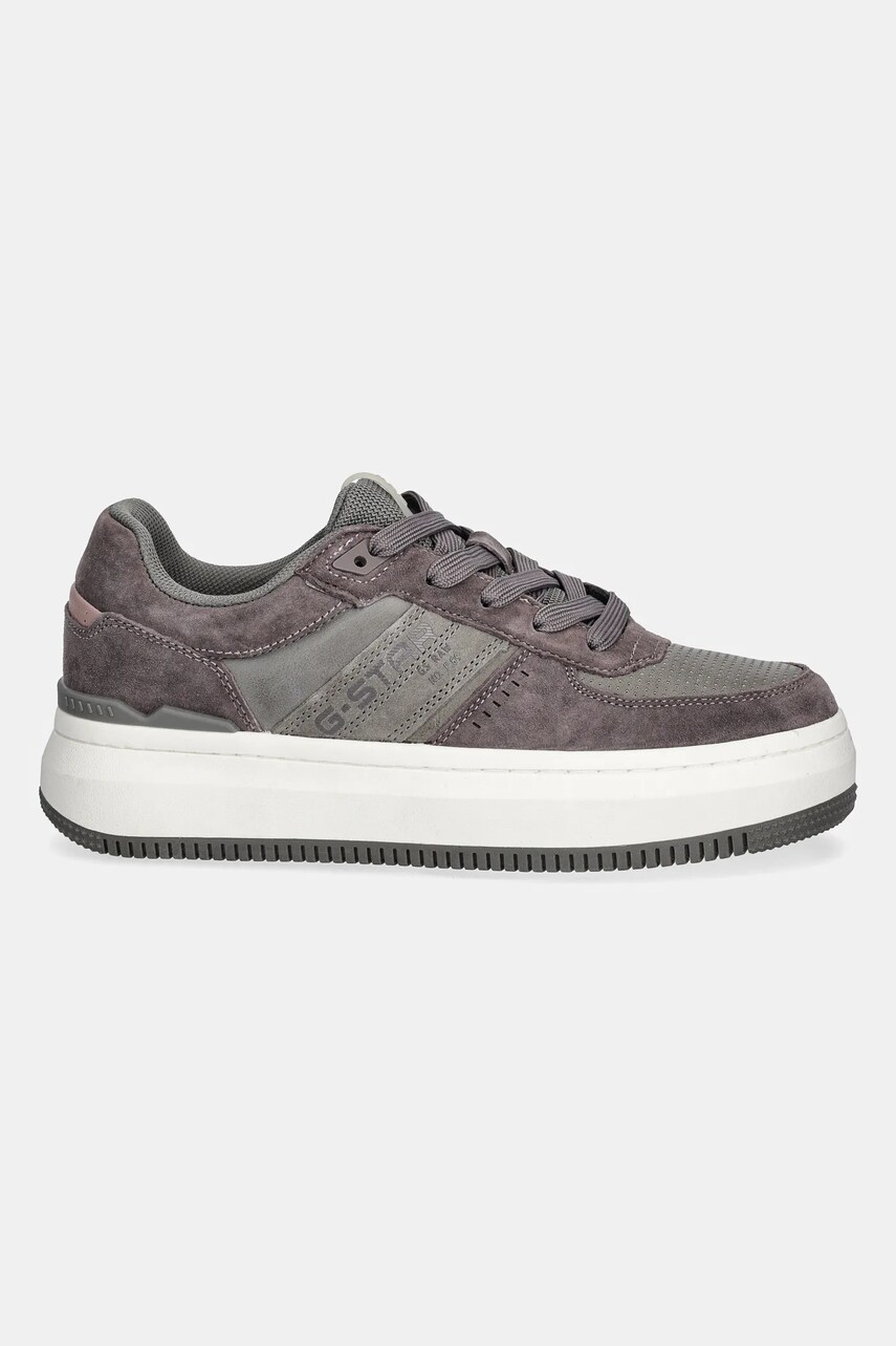 Замшеві кросівки G-Star Raw Eve колір сірий GR487045BW
