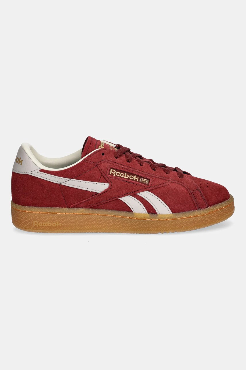 Кросівки Reebok Classic Club C Grounds Uk колір бордовий 100204901
