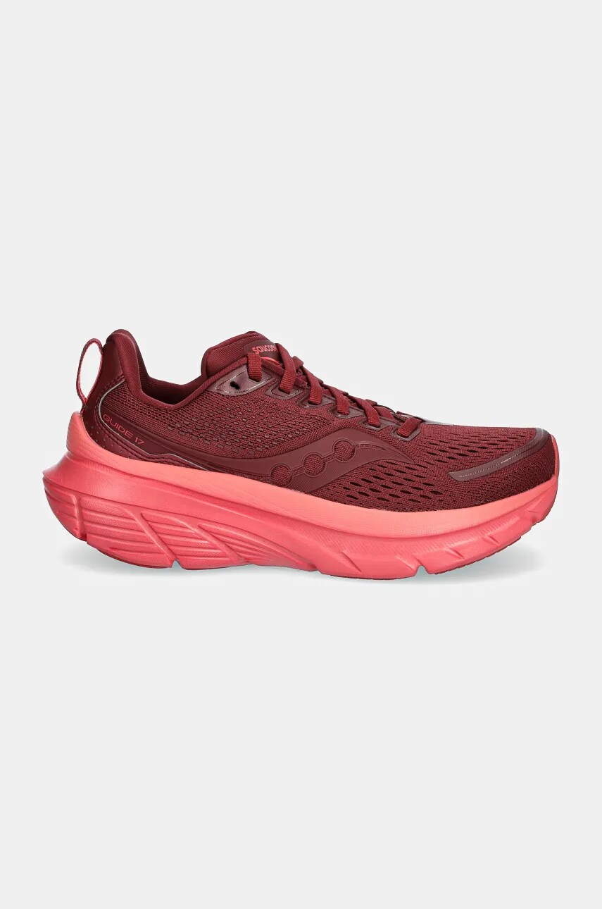 Бігові кросівки Saucony Guide 17 колір бордовий S10936.210