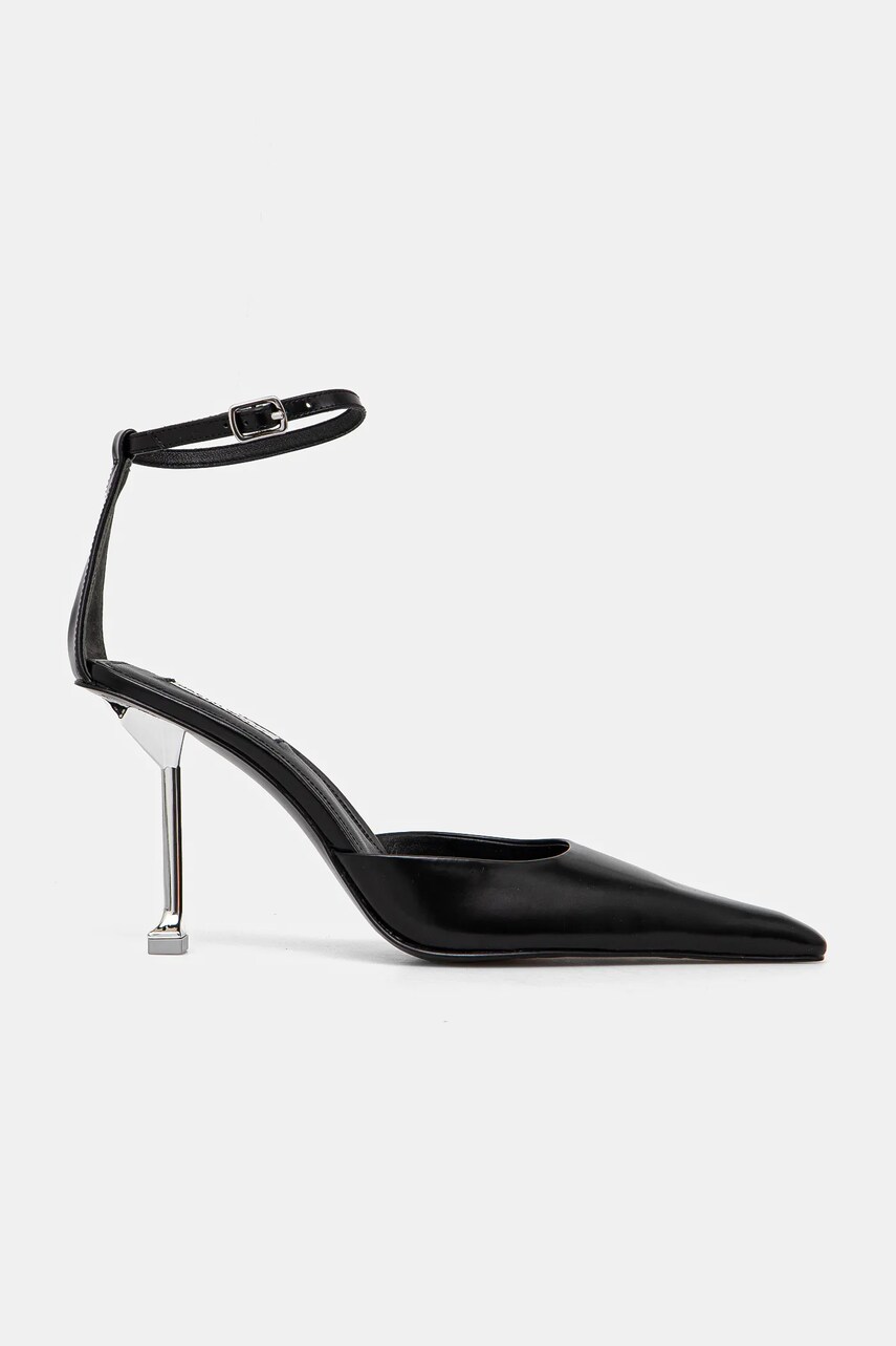 Шкіряні туфлі Naked Wolfe Valerie колір чорний Valerie Box Leather Black