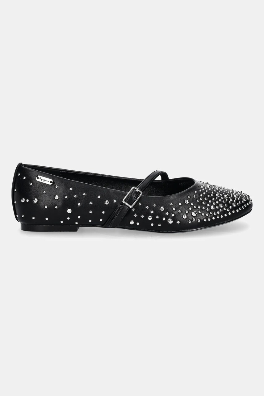 Балетки Pepe Jeans DIANE SHINY колір чорний  PLS10425