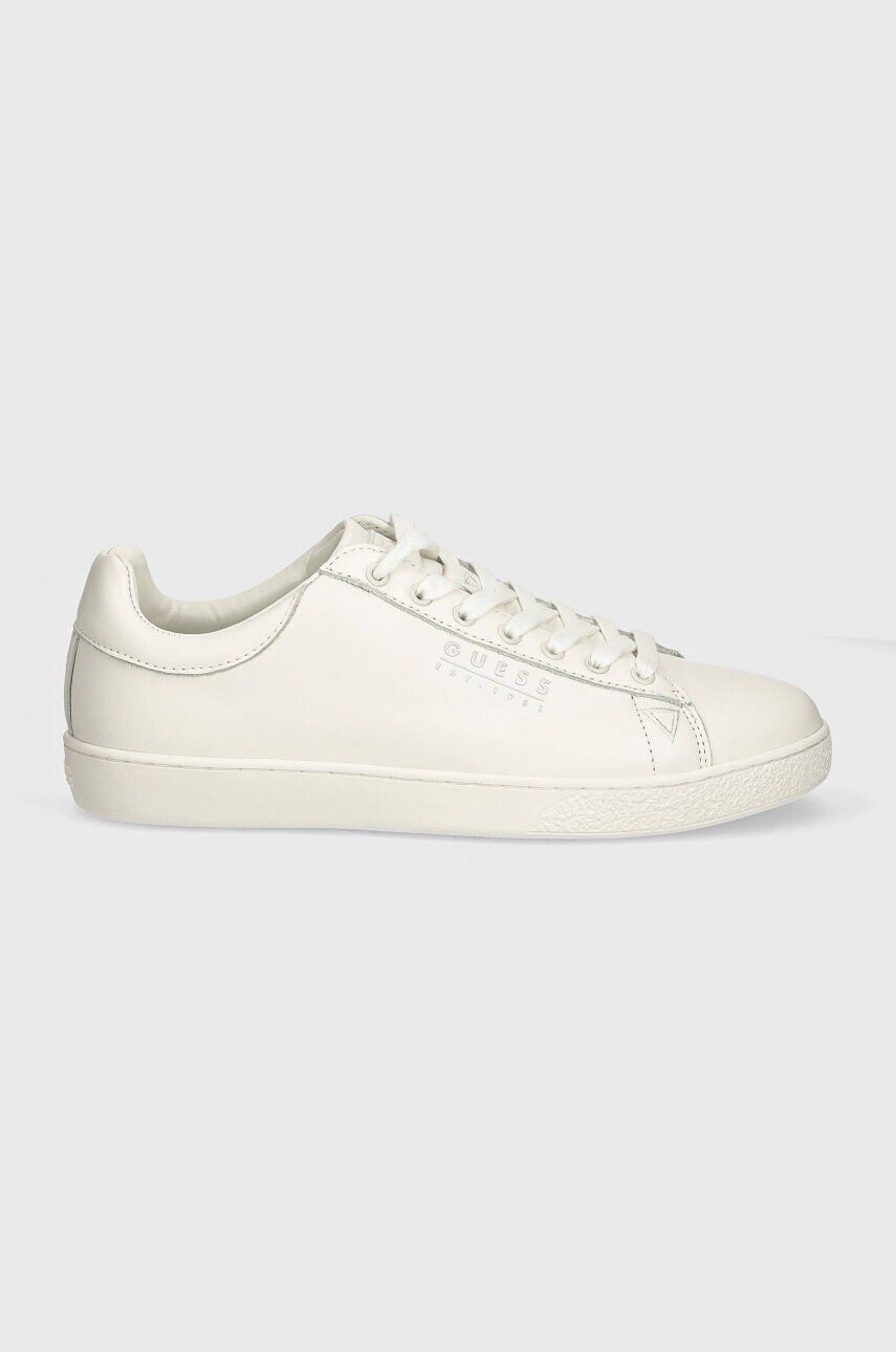 Шкіряні кросівки Guess NOLA колір білий FMTNOL ELE12