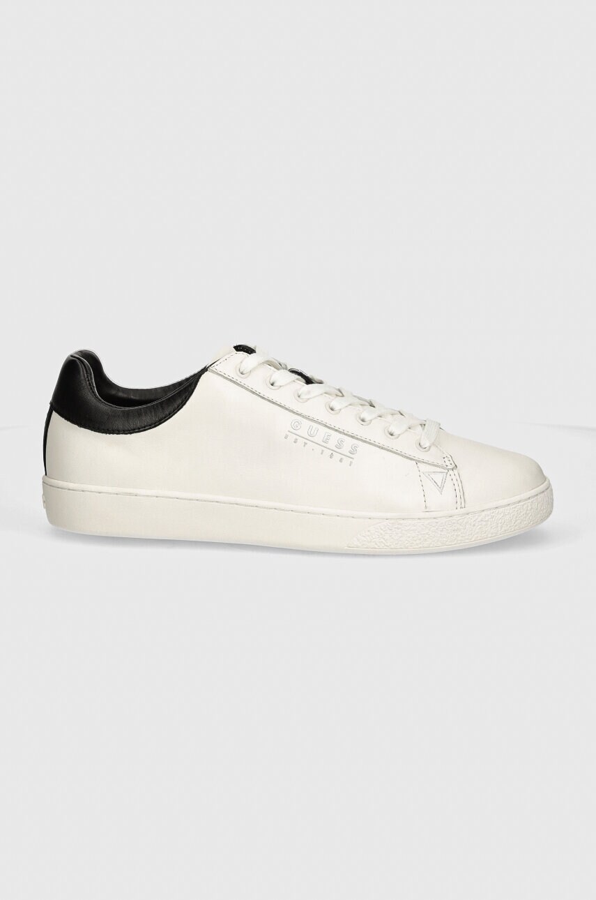 Шкіряні кросівки Guess NOLA колір білий FMTNOL FAB12