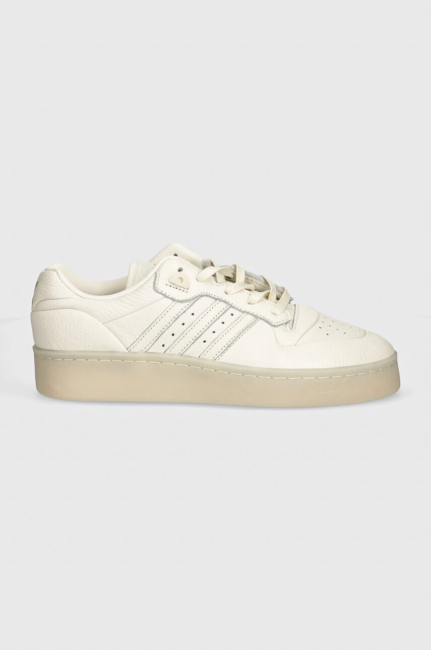 Шкіряні кросівки adidas Originals Rivalry Low колір білий IF7184