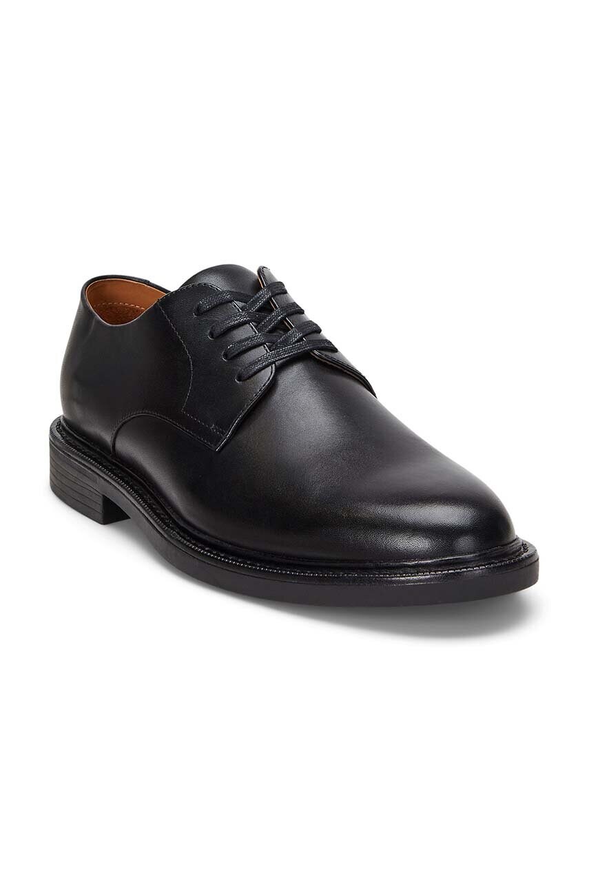 Шкіряні туфлі Polo Ralph Lauren Ps 200 чоловічі колір чорний 803945279002