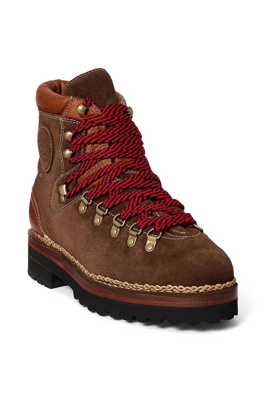 Шкіряні зимові черевики Polo Ralph Lauren Alpine Boot чоловічі колір коричневий 812845751002