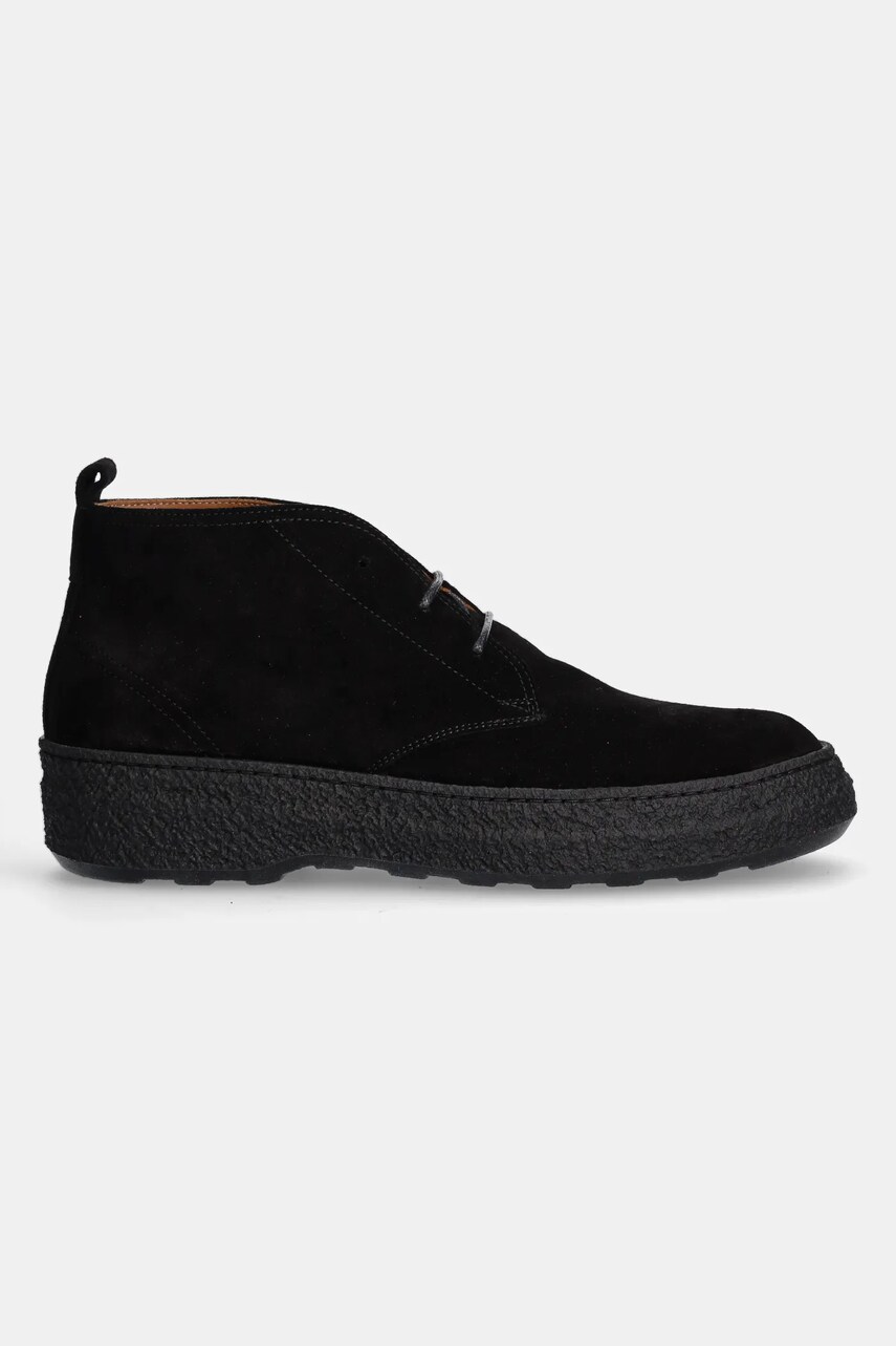 Замшеві кросівки Polo Ralph Lauren Aldis Chukka чоловічі колір чорний 812958779002