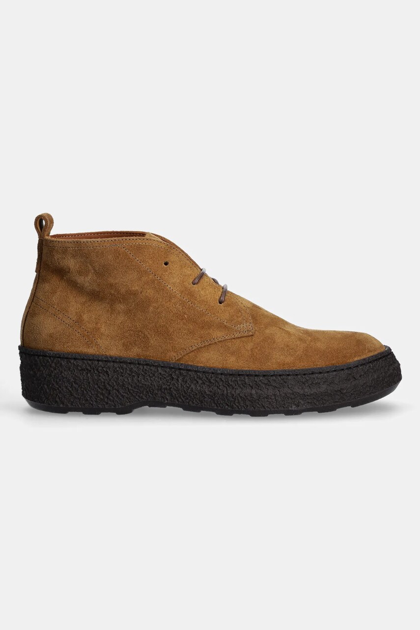 Замшеві кросівки Polo Ralph Lauren Aldis Chukka чоловічі колір коричневий 812958779001