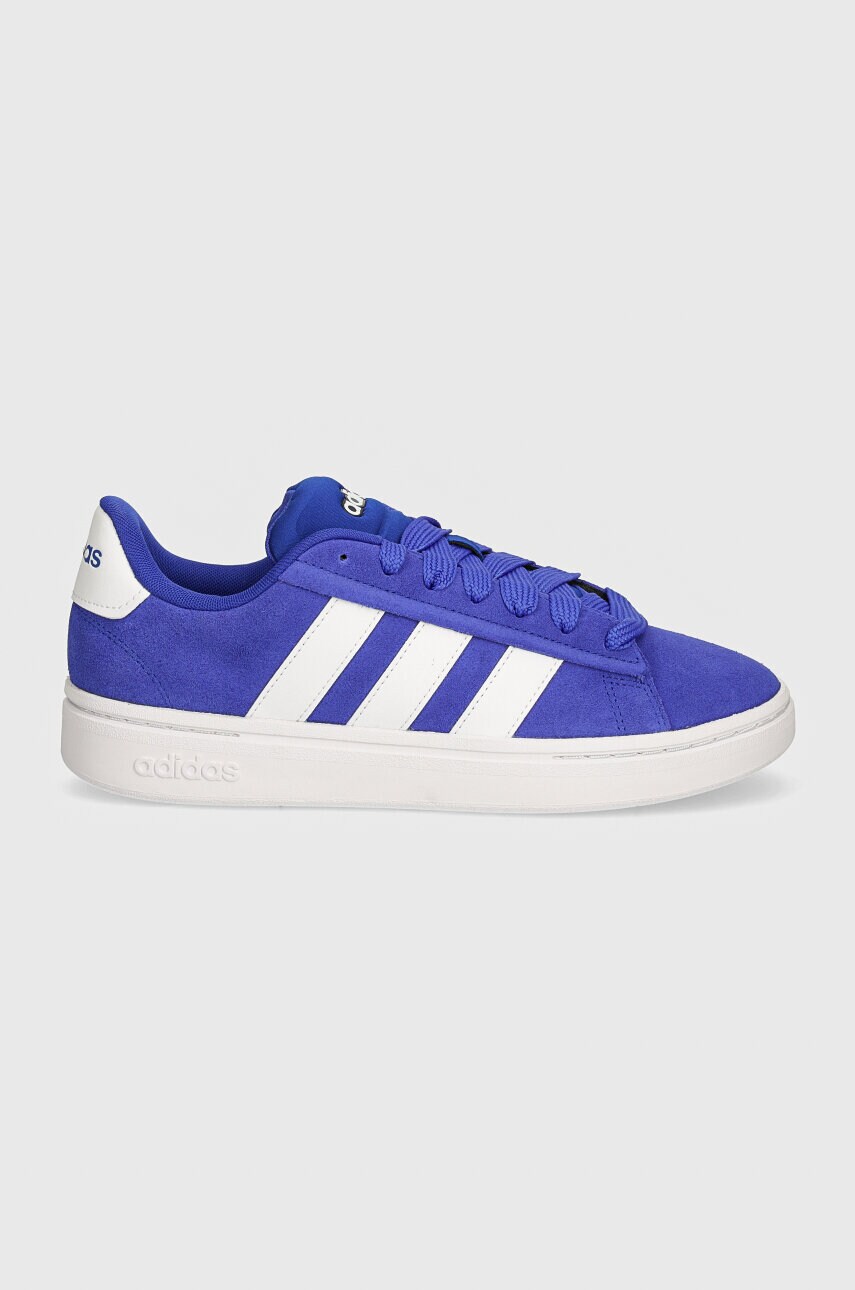 Замшеві кросівки adidas Grand Court Alpha IH3846