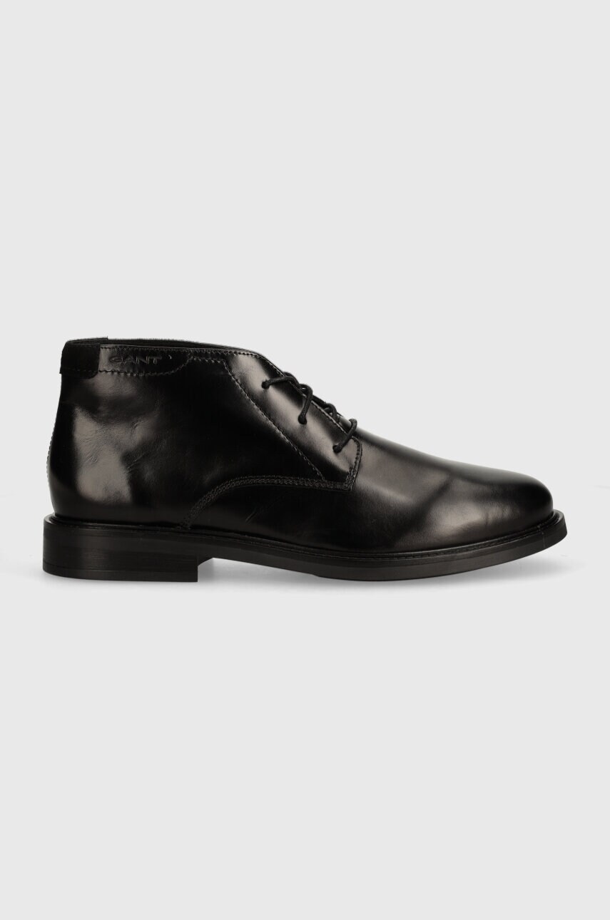 Шкіряні черевики Gant St Fairkon чоловічі колір чорний 29641759 G00