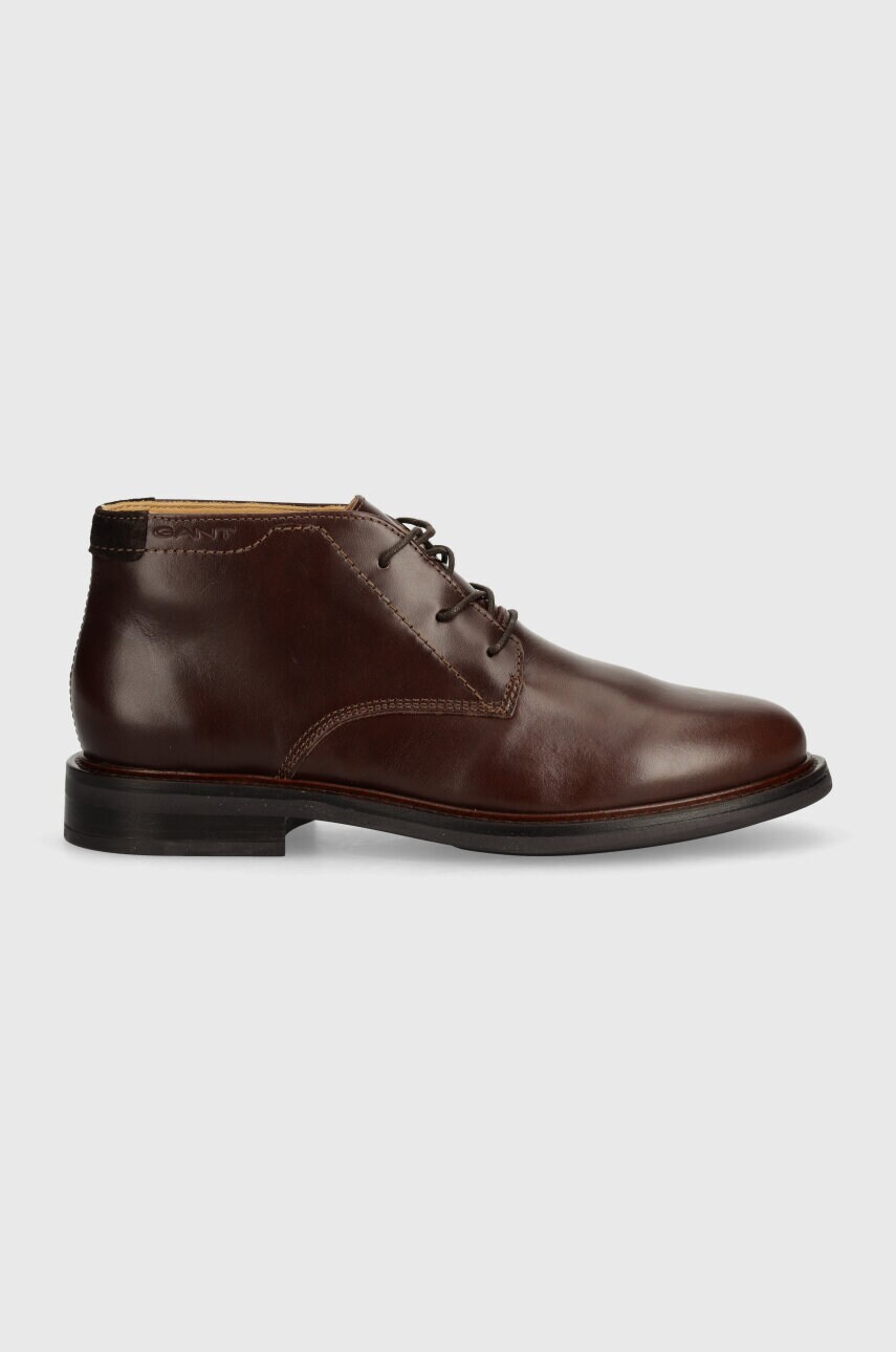 Шкіряні черевики Gant St Fairkon чоловічі колір коричневий 29641759 G399