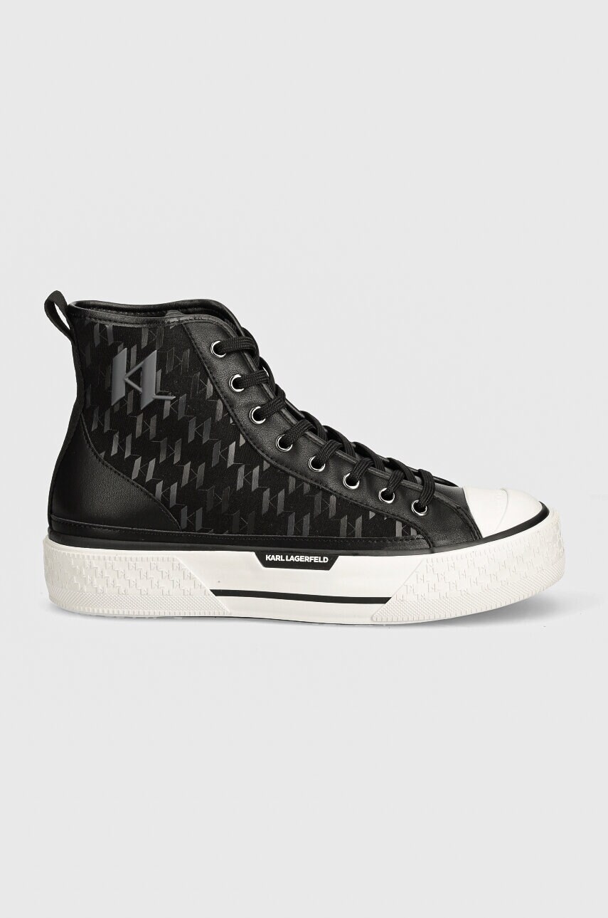 Кеди Karl Lagerfeld KAMPUS MAX чоловічі колір чорний KL50454