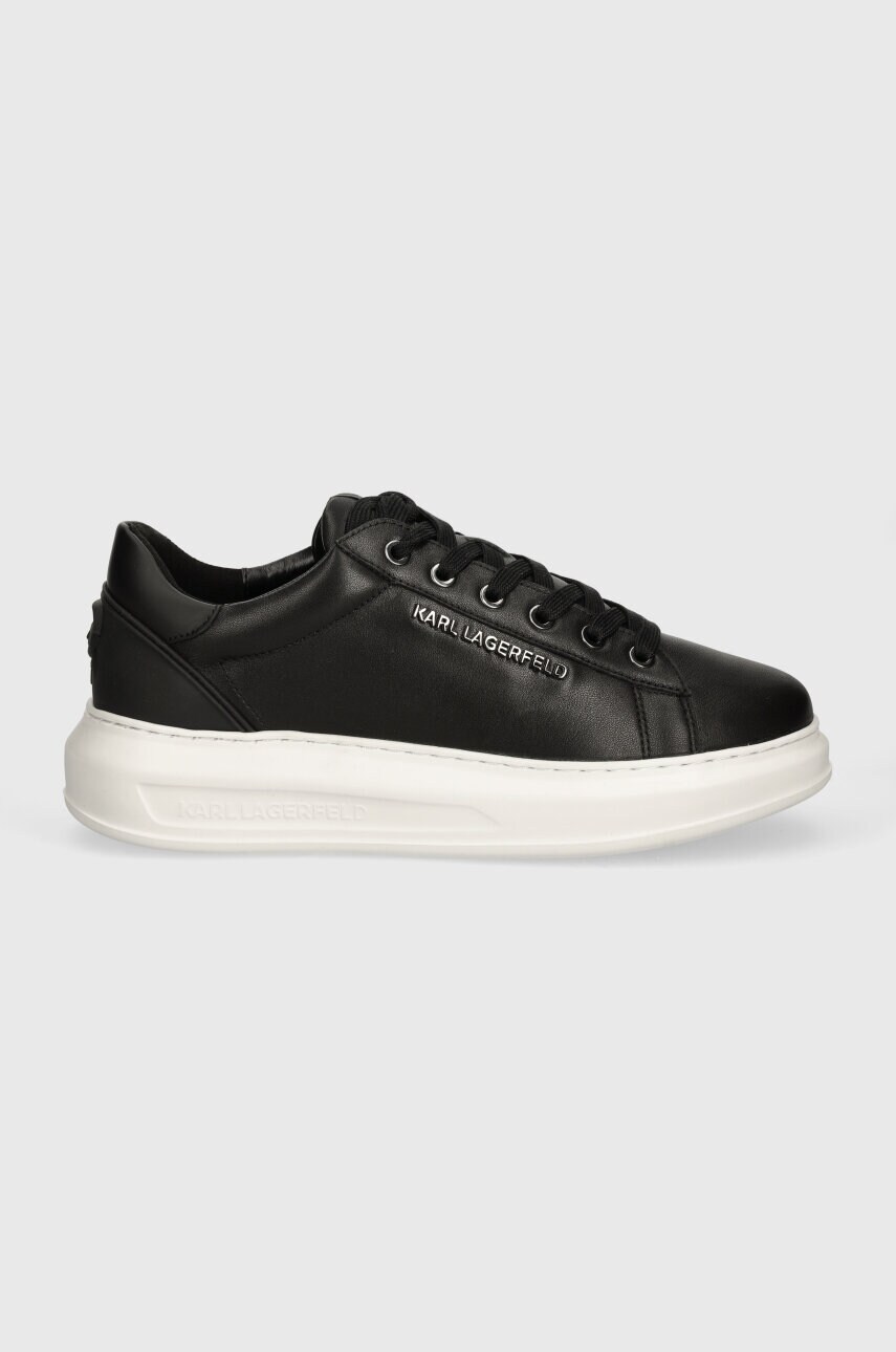 Шкіряні кросівки Karl Lagerfeld KAPRI MENS колір чорний KL52575N