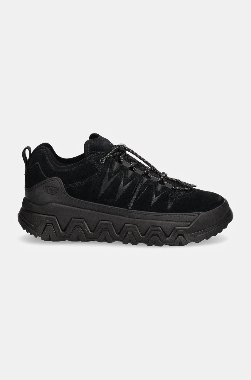 Замшеві кросівки UGG Captrail Low колір чорний 1158252-BLK