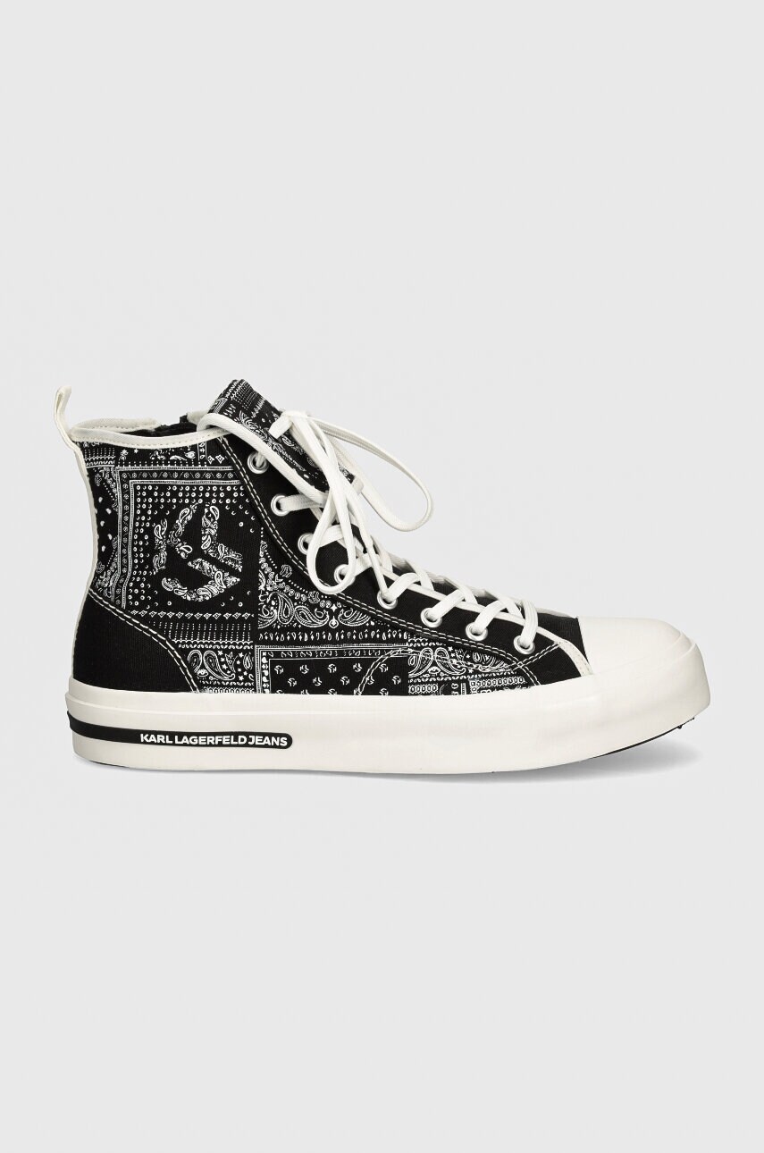 Кеди Karl Lagerfeld Jeans KLJ VULC чоловічі колір чорний KLJ50955