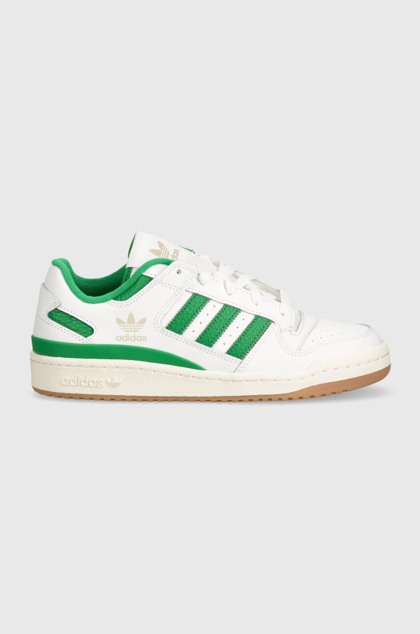 Шкіряні кросівки adidas Originals Forum Low колір білий IH7820