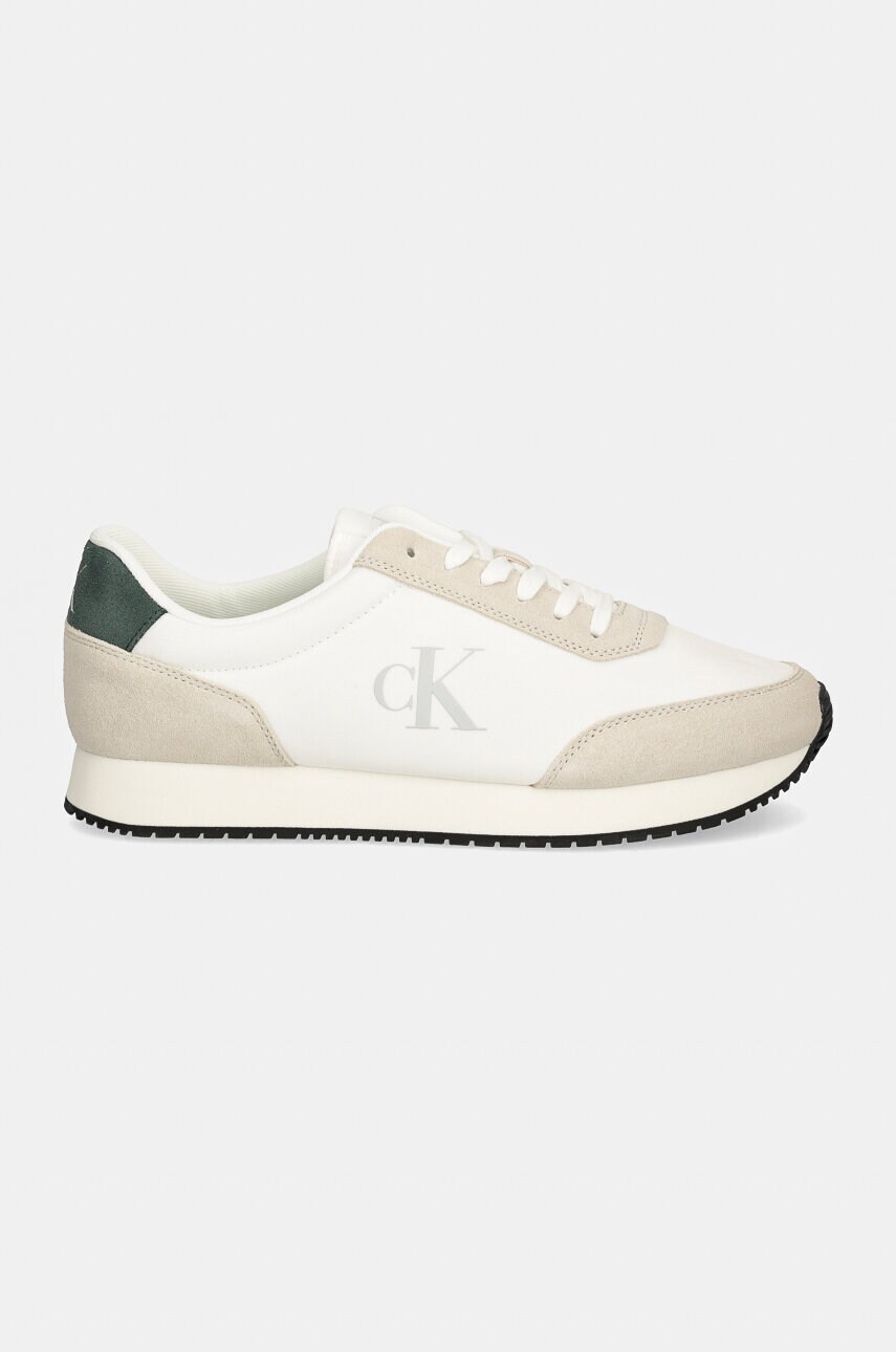 Кросівки Calvin Klein Jeans RETRO RUNNER ICONIC SNK колір білий YM0YM01119
