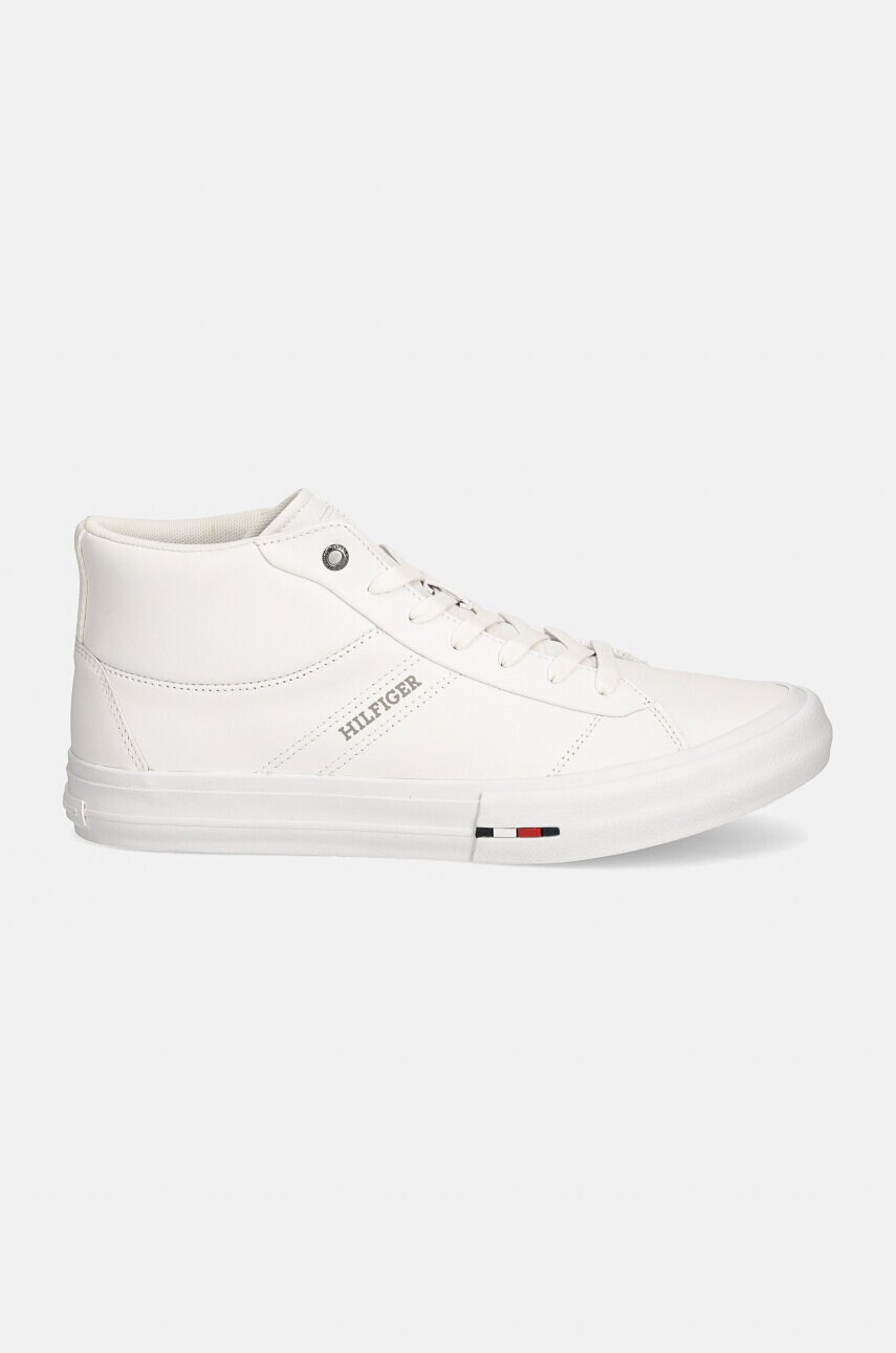 Кросівки Tommy Hilfiger TH HI VULC STREET RWB LTH колір білий FM0FM05202