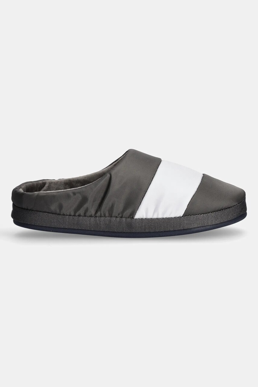Тапочки Tommy Hilfiger HILFIGER NYLON FLAG HOUSE SHOE колір сірий FM0FM05228