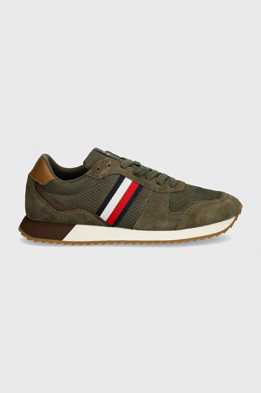 Кросівки Tommy Hilfiger RUNNER EVO MIX BLOCK колір зелений FM0FM05298