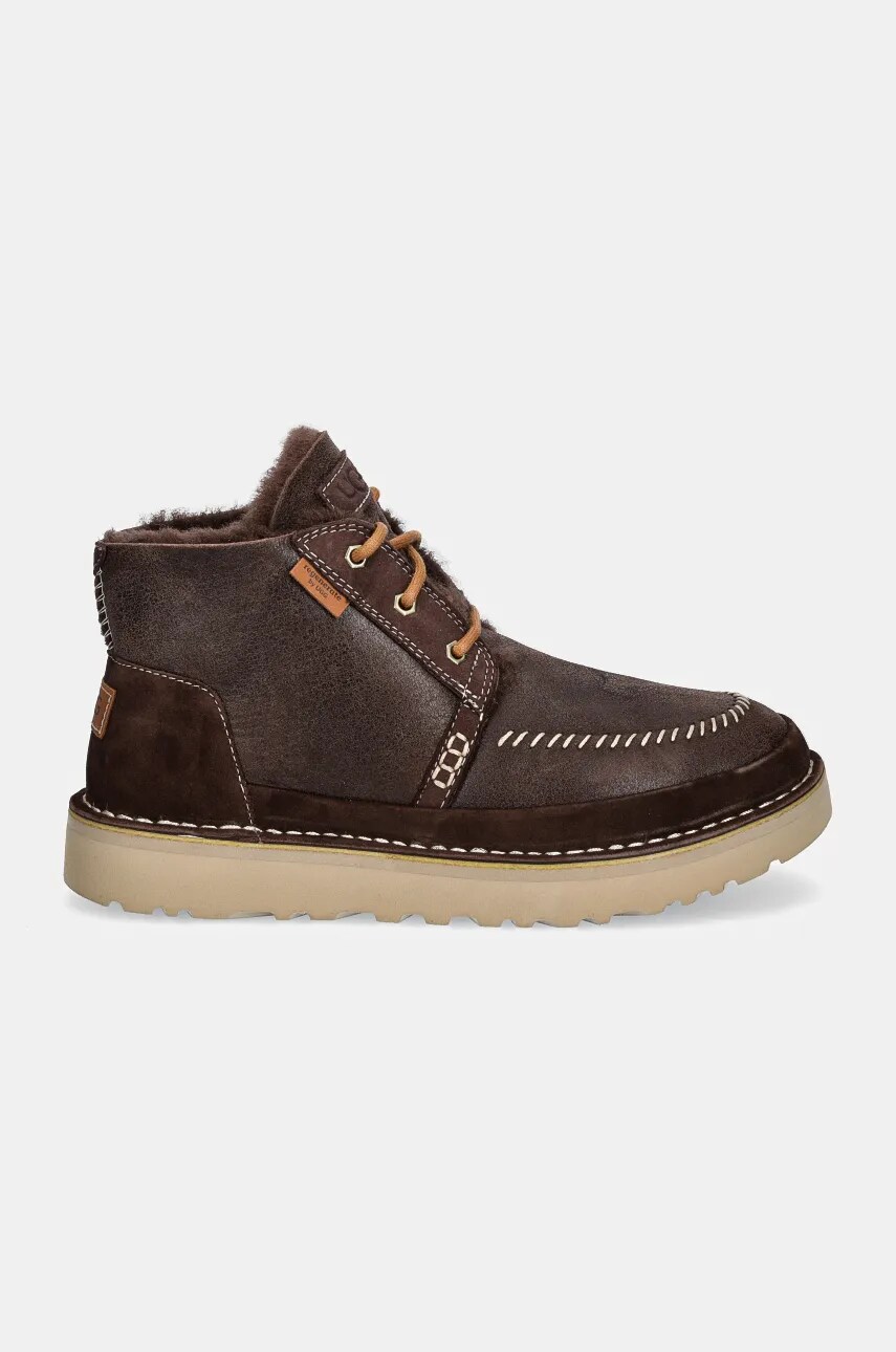 Черевики з нубуку UGG Neumel Crafted Regenerate колір коричневий 1144016-BCDR