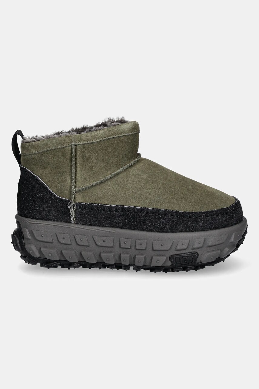 Замшеві чоботи UGG Venture Daze Ultra Mini колір зелений 1158200-BLVC